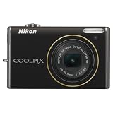Nikon Coolpix S640 12.2MP Digital Camera with 5x Wide Angle Optical Vibration Reduction (VR) Zoom and 2.7-inch LCD (Calm Black)
