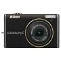 Nikon Coolpix S640 12.2MP Digital Camera with 5x Wide Angle Optical Vibration Reduction (VR) Zoom and 2.7-inch LCD (Calm Black)