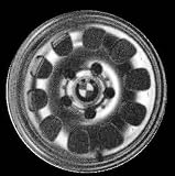 00 BMW 323CI 323-ci ALLOY WHEEL RIM 15 INCH, Diameter 15, Width 6.5 (10 HOLE, 4DR), 42mm offset Style #46, SILVER, 1 Piece Only, Remanufactured (2000 00) ALY59287U10