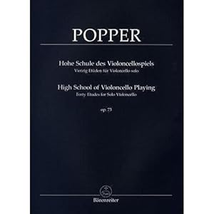 Popper, David - High School of Cello Playing Op. 73. Published by Barenreiter.