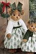 Twiggy Tannenbaum 14" Christmas Dressed Stuffed Teddy Bear by Bearington