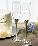 Wedding Favors Venice Silver Toasting Flutes