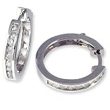 1/2 Carat Channel Set Diamond Earrings in 14k Yellow Gold (with Safety Lock)