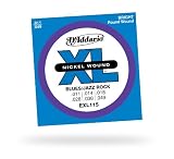D'Addario EXL 115 Nickel Wound Blue/Jazz Rock Electric Guitar strings--.011-.049