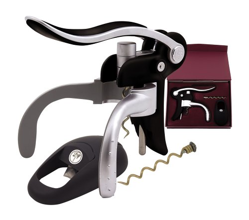 Childrens Toyshop  Kitchen & Housewares : Lightning Lever Connoisseur Lever Corkscrew Set with mouse foil cutter & spare worm
