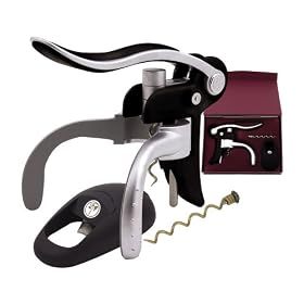 Lightning Lever Connoisseur Lever Corkscrew Set with mouse foil cutter & spare worm