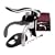 Lightning Lever Connoisseur Lever Corkscrew Set with mouse foil cutter & spare worm