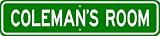 COLEMAN ROOM SIGN - Personalized Gift Boy or Girl, Aluminum