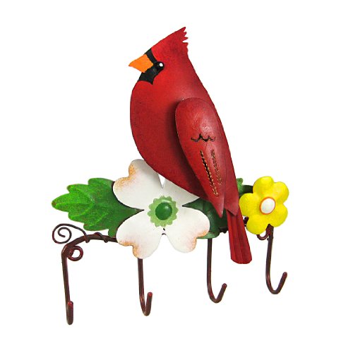 See Wall Mounted Cardinal Bird Mug / Coat Rack Hanger
