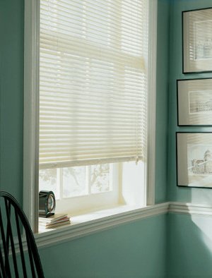 White 26x64 Vinyl 1 Inch Mini Blinds