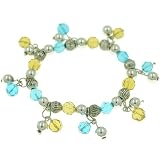 Yellow & Aqua Bracelet