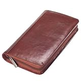 Clava Glazed Leather Passport Case