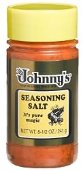 Johnny's Seasoning Salt, 8.5-Ounce Bottles (Pack of 12)