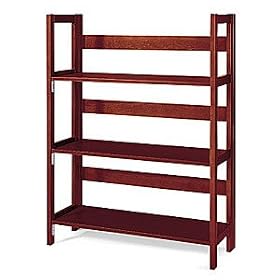 <b>Wide Folding Shelves, Mahogany, MAHOGANY</b>