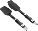 KitchenAid Silicone Spatula and Spoon Duo Pack, Black