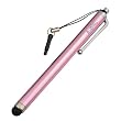 BlueMall Pink Universal Capacitive TouchScreen Stylus with 3.5mm Adapter Plug works with iPad, Hp TouchPad, iPhone 4 / 4S, Kindle fire, Touch and all capacitive Touch screen Devices - Retail Packaging