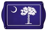 15 South Carolina Palmetto Moon Handled Melamine Serving Tray