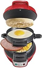 Hamilton Beach Breakfast Sandwich Maker, Red