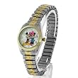 Disney #MCK803 Women's Two Tone Stretch Band Analog Watch