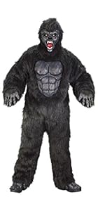 Fun World/Holiday Times - Gorilla Suit Plus Adult - 48-52