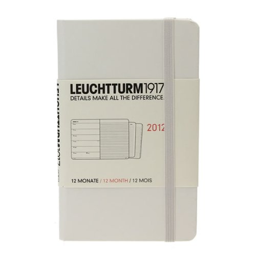 WOCHENKALENDER WOCHENPLANER 2012 POCKET WEISS 1 WOCHE - 2 SEITEN - AGENDA NOTIZBUCH NOTEBOOK MIT EXTRAHEFT FÜR ADRESSEN - JAHRESTAGE - Geburtstagskalender - 144 Seiten 12 MONATE 2012