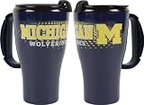 Michigan Wolverines 16 oz Plastic Roadster Travel Mug