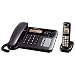 Panasonic KX-TG6451GT schwarz schnurgebundenes Telefon mit integrierter DECT-Basis und einem Mobilteil mit Ladeschale