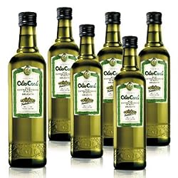 Olio Carli Six Half Liter (500ml) Bottles of Extra Virgin Olive Oil
