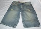Pepe Jeans - Men's Pepe Jeans London Uk Short Blue Unfinished Distressed Denim