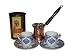 Turkish Coffee Set for Two with Premium Coffee (8.8 oz/250 g)