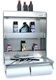 Pit Posse 445 Senior Work Station Aluminum Cabinet Tray Storage Shelf Trailer Shop Garage Accessory