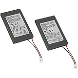Tera 2Pcs 1800mAh Li-ion 3.7V Rechargeable Battery Pack Replacement for PS3 PlayStation 3 Controller Console with USB Charging Cable