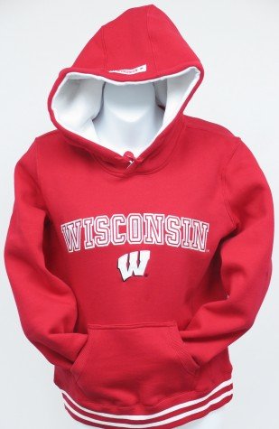 Buy Women`s Wisconsin Badgers Paradise Fleece Hoodie