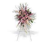 Sympathy Flowers Pink Promise Spray
