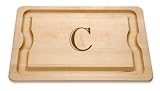 JK Adams 20-by-14-Inch Monogrammed Cutting Board, C