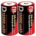 CTA Digital 2-D Size 12000 mAh NiMH Rechargeable Battery