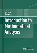 Introduction to Mathematical Analysis Introduction to Mathematical Analysis