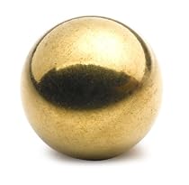Brass C260 Grade 200 Metal Ball 1/4" Diameter (Pack of 10)