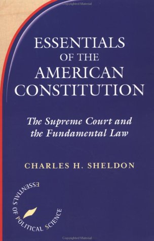 essentials of constitutional law the supreme court and the fundamental law