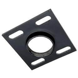 Peerless Mounting Component - Ceiling Plate - Cold-rolled Steel - Black