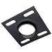 Peerless Mounting Component - Ceiling Plate - Cold-rolled Steel - Black