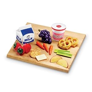 Learning Resources Pretend and Play Healthy Food Snacks Set