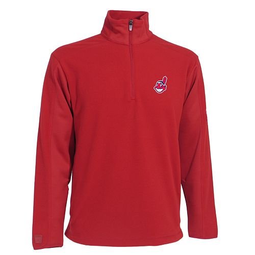 Antigua Cleveland Indians Fleece Pullover Jacket