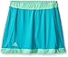adidas Performance Girls Court Skort, Aqua, Large