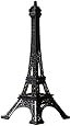 Firefly Imports Eiffel Tower Paris France Metal Cake Stand, 6 by 2.5-Inch, Black