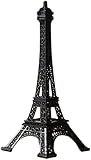Firefly Imports Eiffel Tower Paris France Metal Cake Stand, 6 by 2.5-Inch, Black