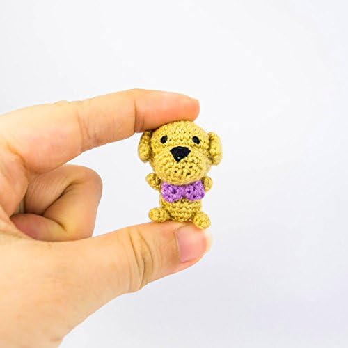 Amigurumi Crochet Dog Brooch