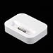 iPhone/iPod Dock式充電スタンド ドックスタンド クレードル ホワイト Dock for iPhone4/3GS/iPod White