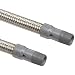 Unisource 401-L Stainless Steel Connnector Hose Assembly, Stainless Steel NPT Male Connection