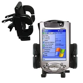 Click here to buy Compaq iPAQ 3970 Car Vent Holder - Gomadic Brand by Gomadic for the Compaq iPAQ 3970.